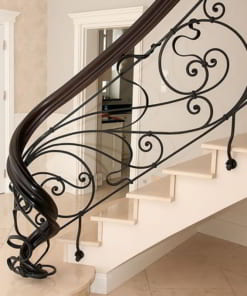 Cầu thang sắt nghệ thuật